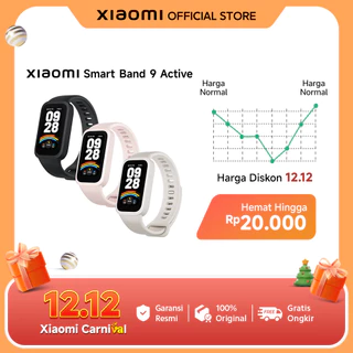 Xiaomi Smart Band 9 Active | Refresh rate 60 Hz | Tahan Air Hingga 50 Meter | 50+ Mode Olahraga | Baterai Hingga 18 Hari [Official Store]