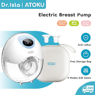 Dr.isla Pompa ASI Electric Handsfree 4 Mode 36 Level Breast Pump Portable 19mm 24mm 27mm Bayi Baru Lahir Penampung ASI EB50