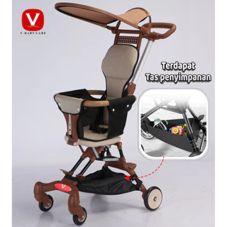 V-BABYCARE /Stroller Baby /Kereta Dorong Balita Lipat Magic Stroller Baby 2 Way Travel / VBABY-Q1（Sepeda motor dapat dibawa ）